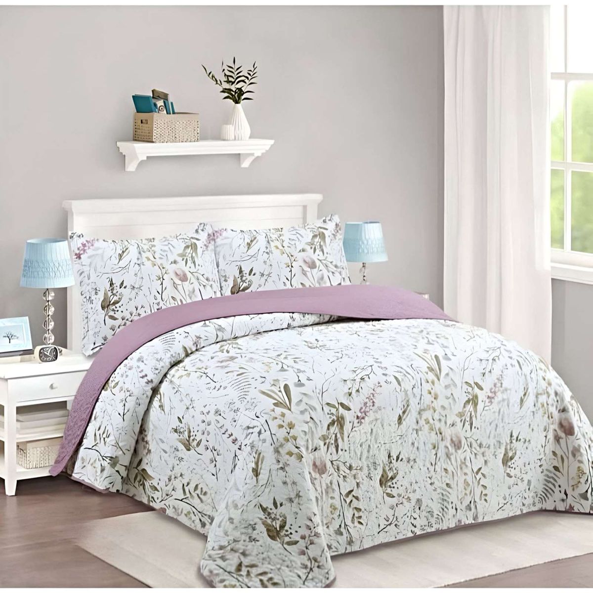 GENERICO - CUBRECAMA QUILT DE VERANO 2 PLAZAS A5