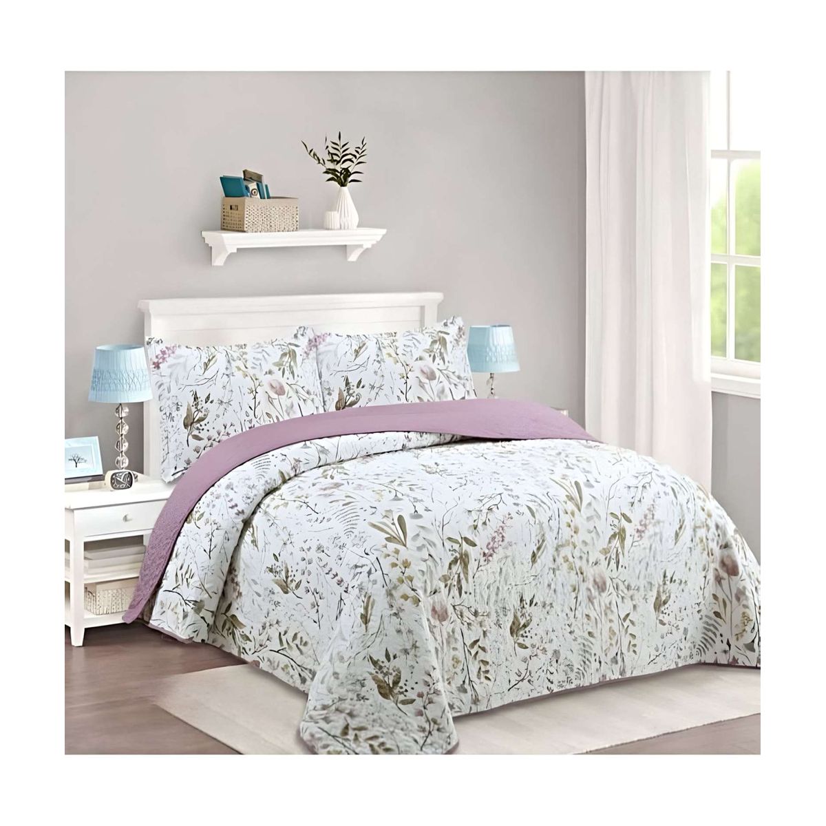 GENERICO - CUBRECAMA QUILT DE VERANO 2 PLAZAS A5