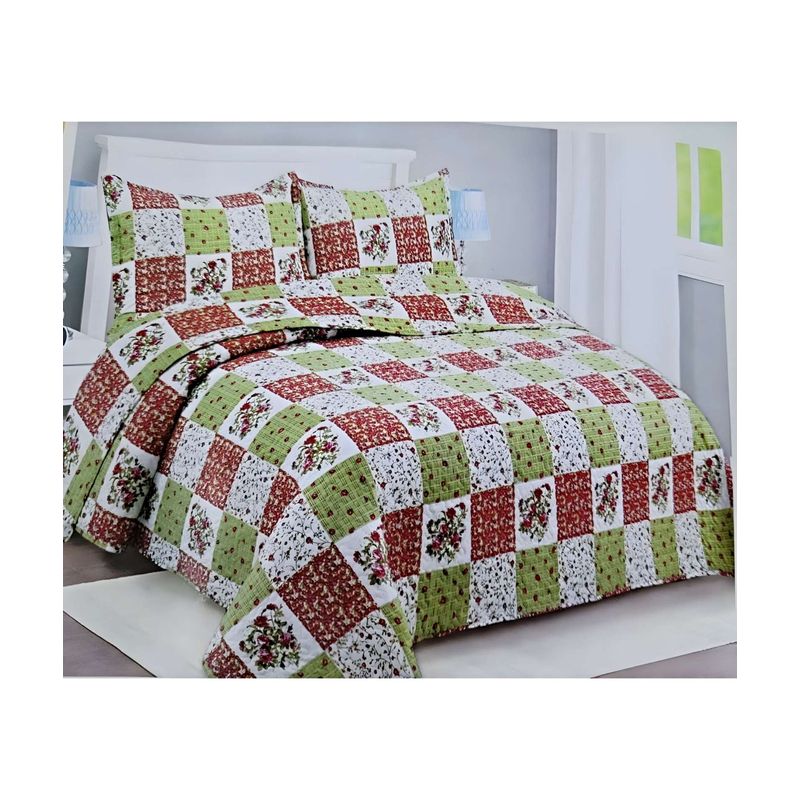 GENERICO - CUBRECAMA QUILT DE VERANO 2 PLAZAS A28