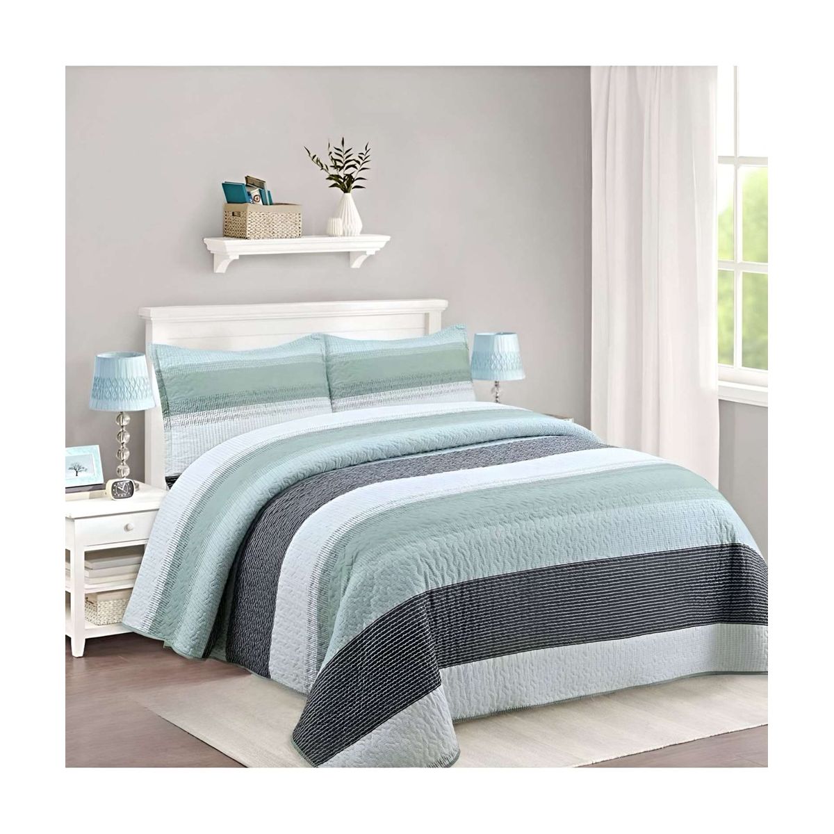 GENERICO - CUBRECAMA QUILT VERANO KING-SUPER KING A1