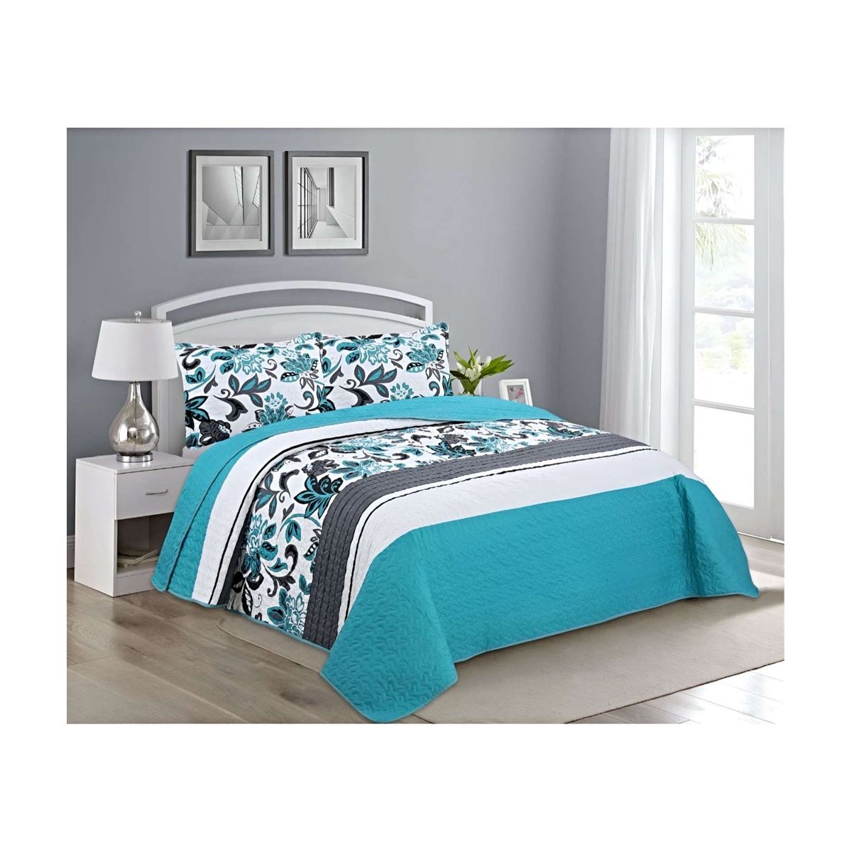 GENERICO - CUBRECAMA QUILT VERANO KING-SUPER KING A15