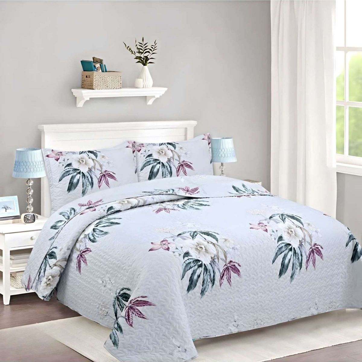 GENERICO - CUBRECAMA QUILT VERANO KING-SUPER KING A23