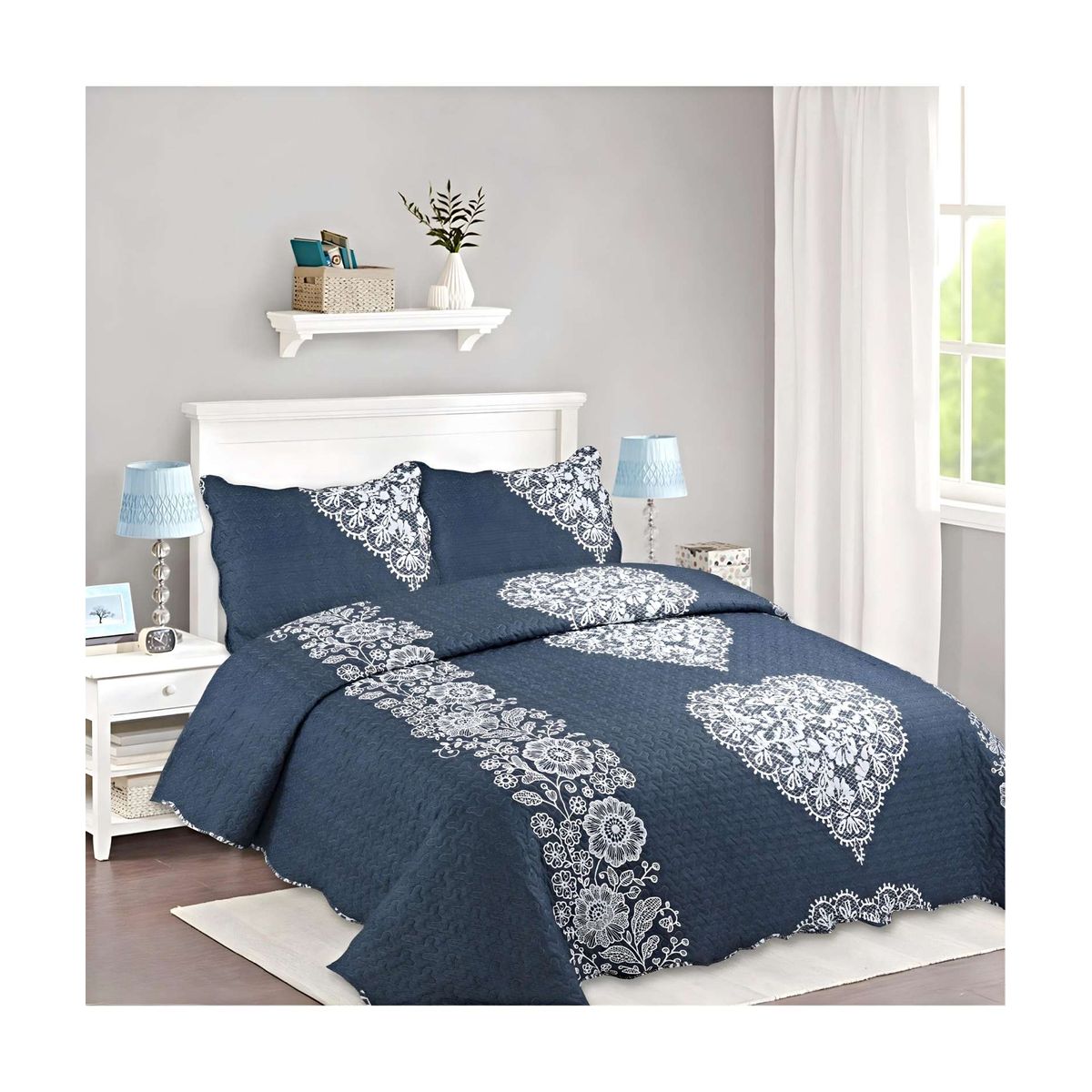 GENERICO - CUBRECAMA QUILT VERANO KING-SUPER KING A36