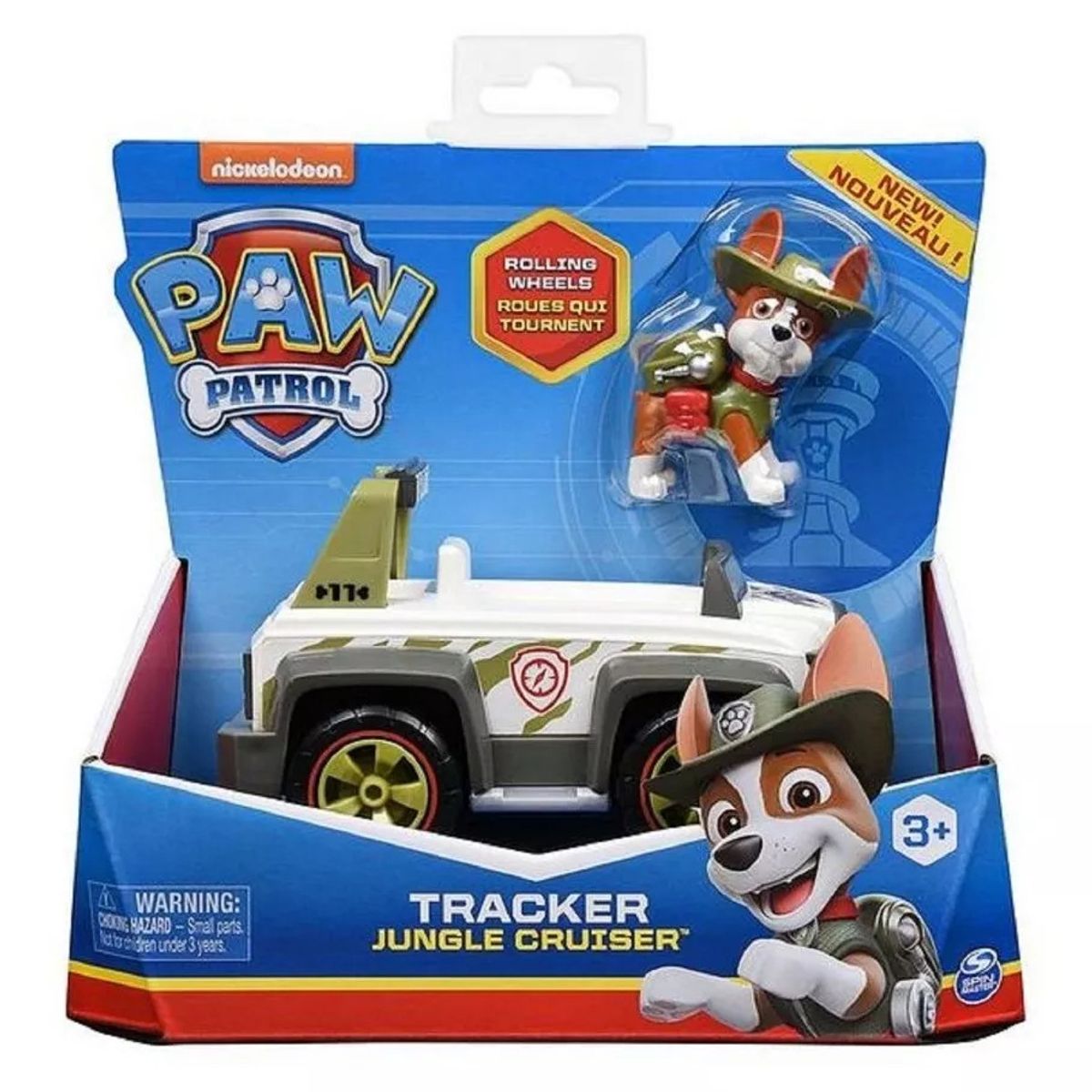 PAW PATROL - Pack Vehículo Básico Paw Patrol Tracker + Rex