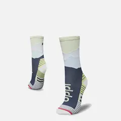 LIPPI - Calcetines Mujer Andes Run Socks Mid Azul Marino