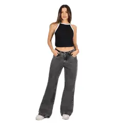 DIVINO JEANS - Jeans Bianca IV Gris