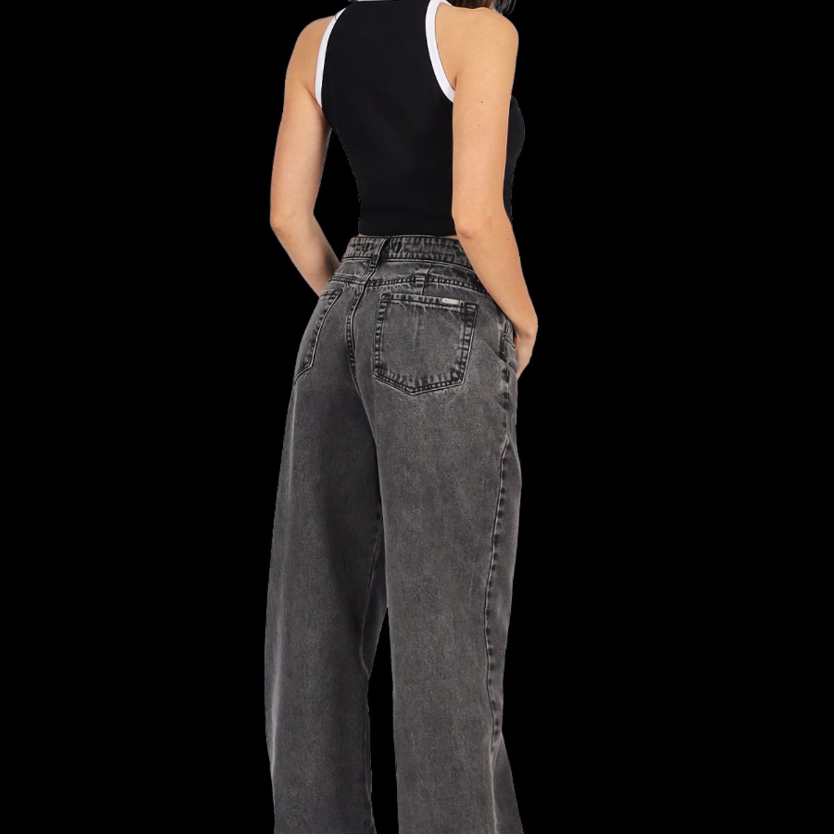 DIVINO JEANS - Jeans Bianca IV Gris Divino Jeans