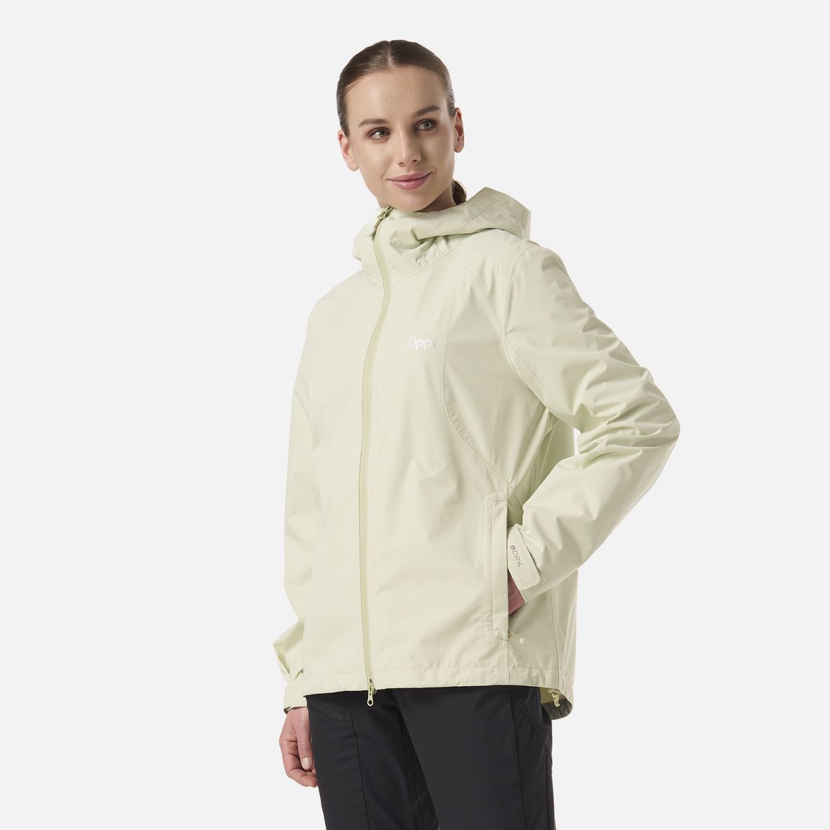 LIPPI - Chaqueta Mujer Shield B-Dry Hoody Jacket Verde Claro Lippi