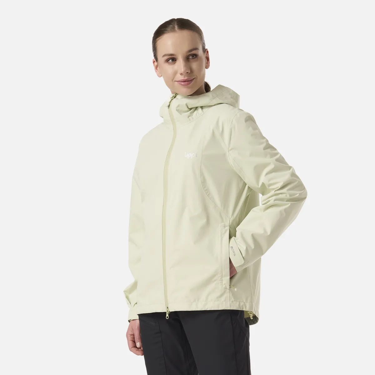 LIPPI - Chaqueta Mujer Shield B-Dry Hoody Jacket Verde Claro Lippi