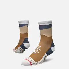 LIPPI - Calcetines Hombre Andes Run Socks Mid Gris Claro
