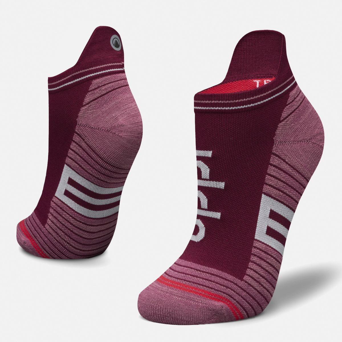 LIPPI - Calcetines Mujer Andes Run Socks Frambuesa Lippi