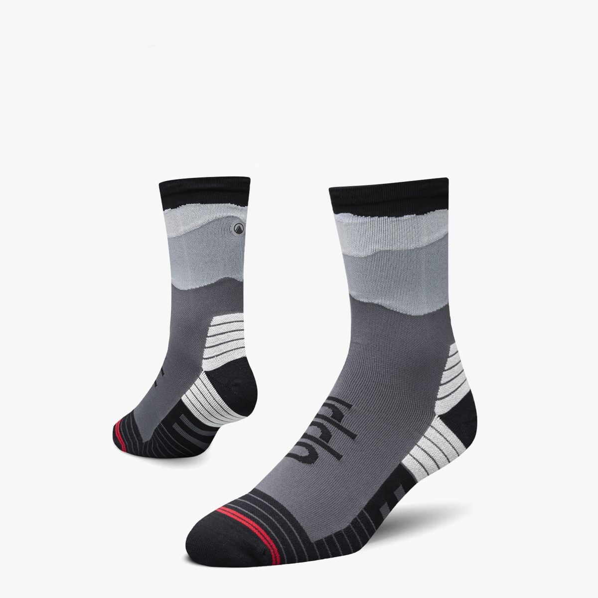 LIPPI - Calcetines Hombre Andes Run Socks Mid Negro Lippi