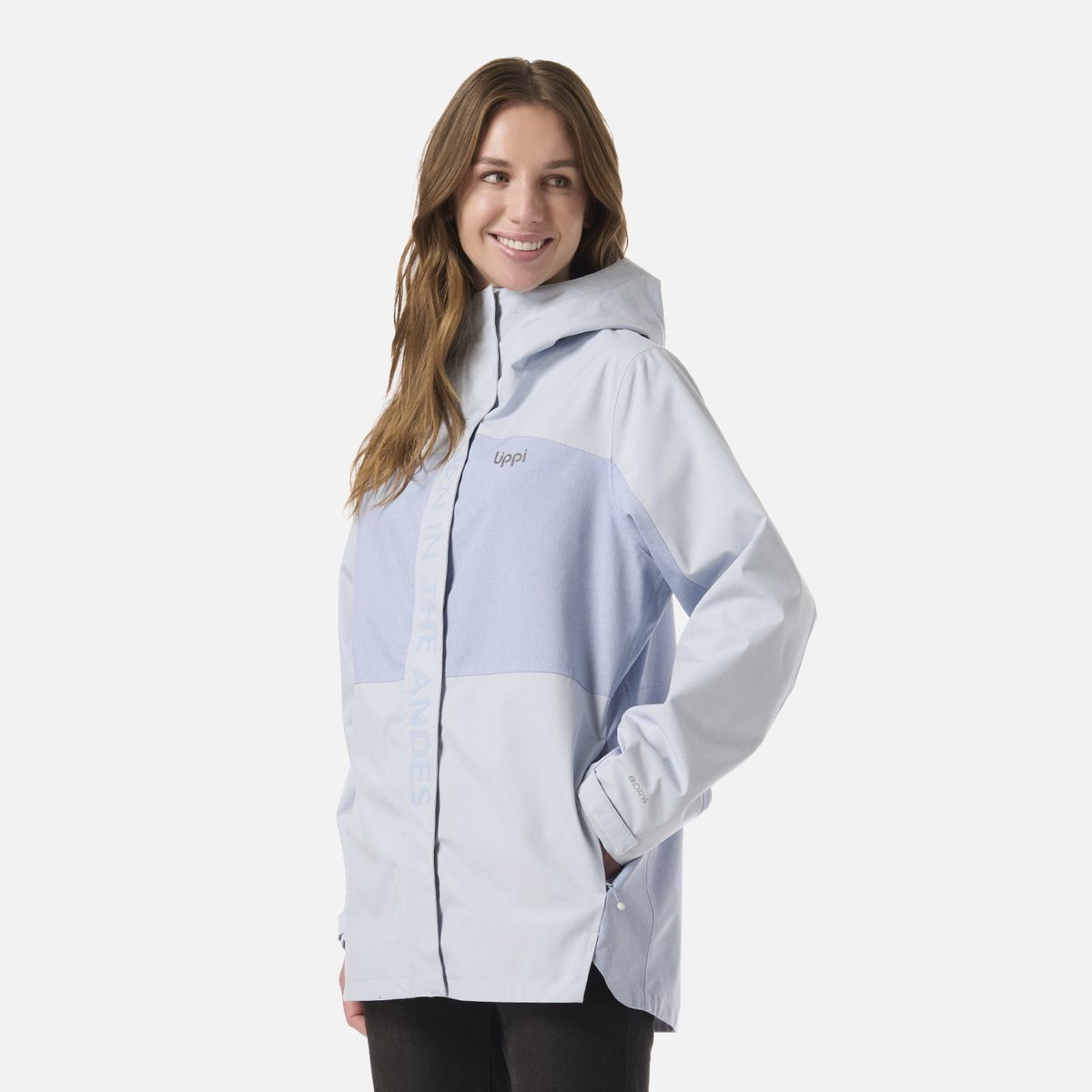 LIPPI - Chaqueta Mujer FirePlace B-Dry Jacket Celeste Lippi