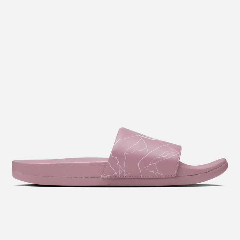 LIPPI - Sandalia Mujer Insigne Slide Print Rosa Oscuro Lippi