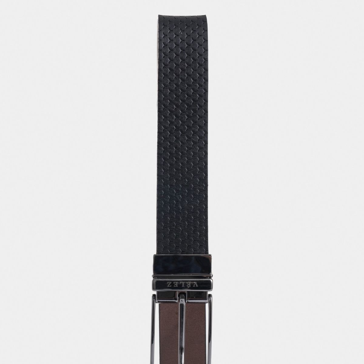 VELEZ - Vélez Cinturón Reversible Pavia Cuero Hombre Negro