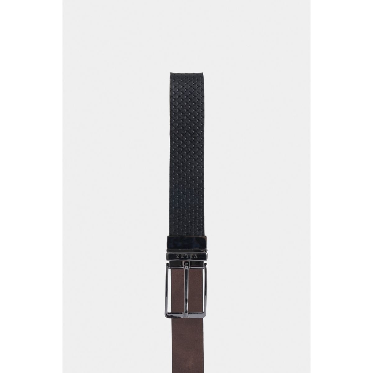 VELEZ - Vélez Cinturón Reversible Pavia Cuero Hombre Negro