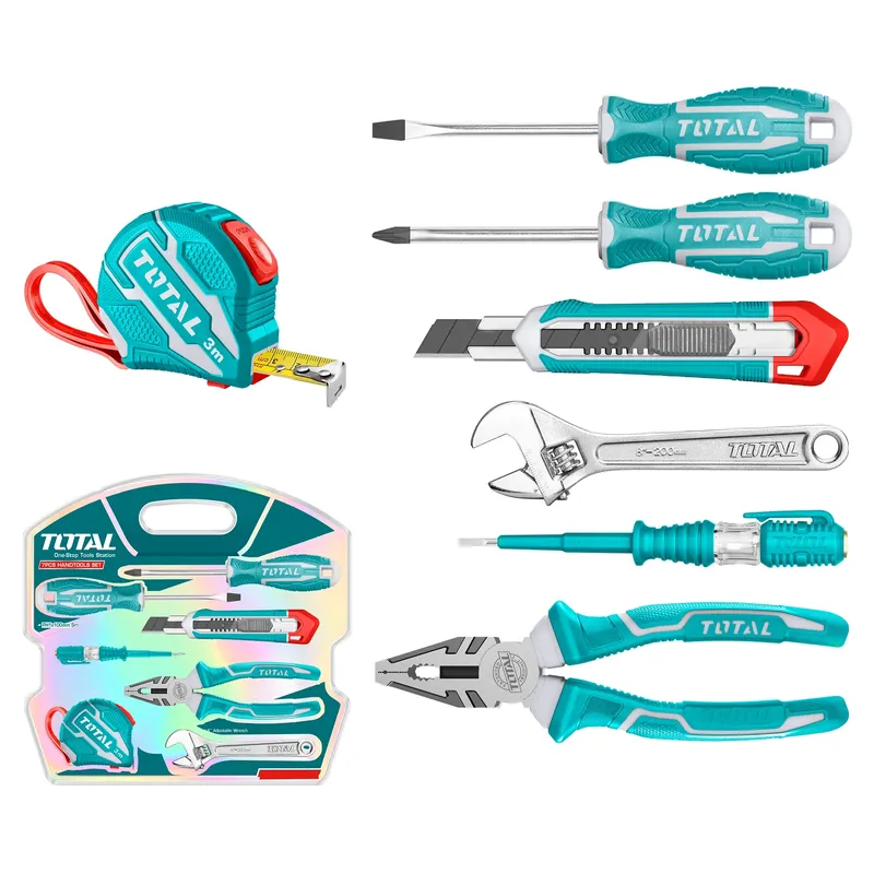 TOTAL TOOLS - Juego Herramientas Manuales 7 Piezas Total