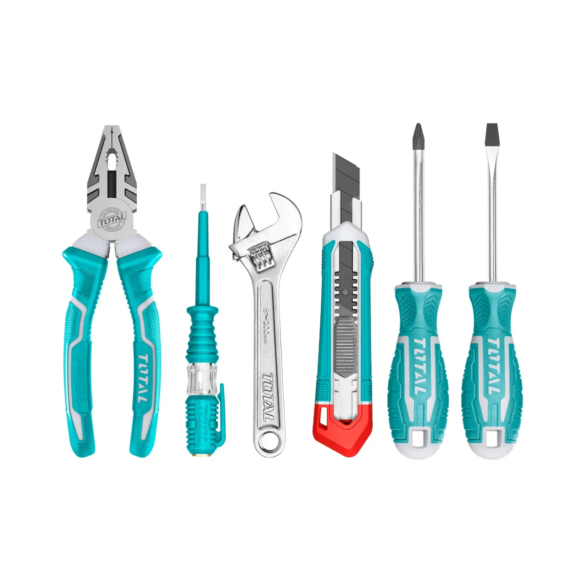 TOTAL TOOLS - Juego Herramientas Manuales 7 Piezas Total