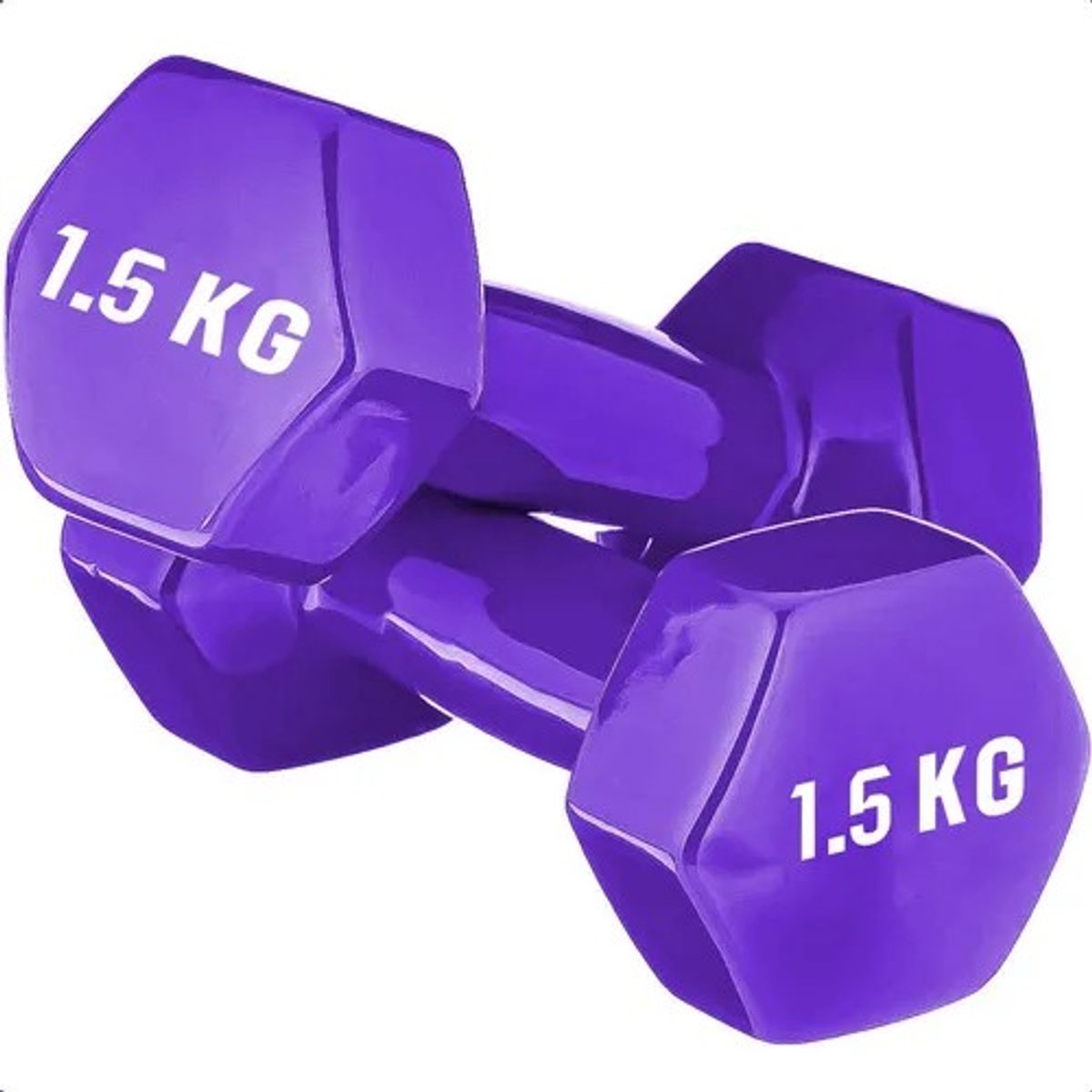 GENERICO - Mancuerna Hexagonal 1.5 Kg Set Mancuernas Mancuernas 1.5 Kg