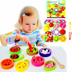 GENERICO - Juego Sensorial Educativo De Clasificación Frutas y Colores