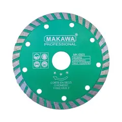 MAKAWA - DISCO DIAMANTADO 115MM TURBO