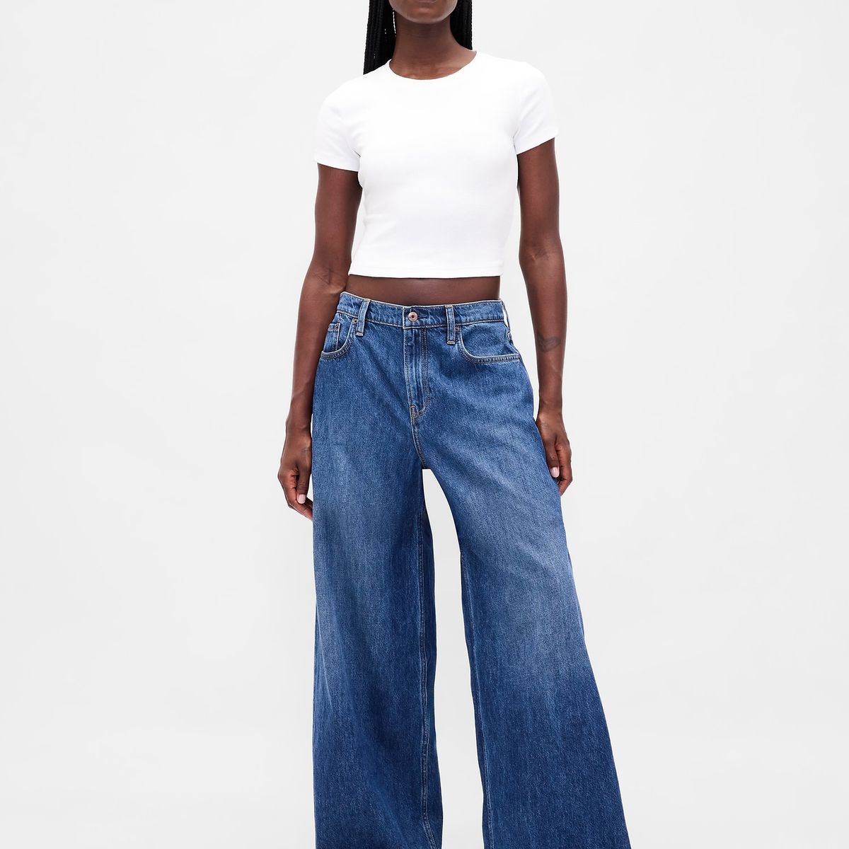 GAP - Jeans Gap Baggy Low Rise Mujer