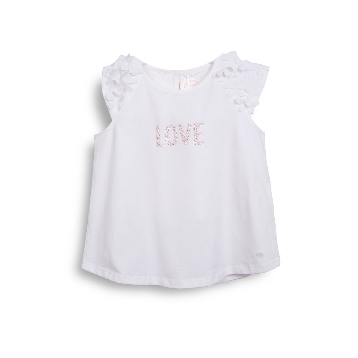 PILLIN - Polera Niña Blanco Pillin PVC661-25BCO