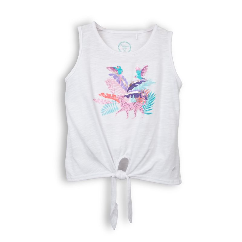 PILLIN - Polera Niña Blanco Pillin PVC665-25BCO
