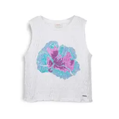 PILLIN - Polera Niña Blanco TVC625-25BCO