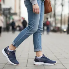 POZATINI - ZAPATILLA DEPORTIVA MUJER MARINO SALMÓN 8806