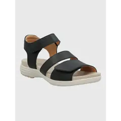 HUSH PUPPIES - Sandalia Cuero Mujer Lorry Multi Negra