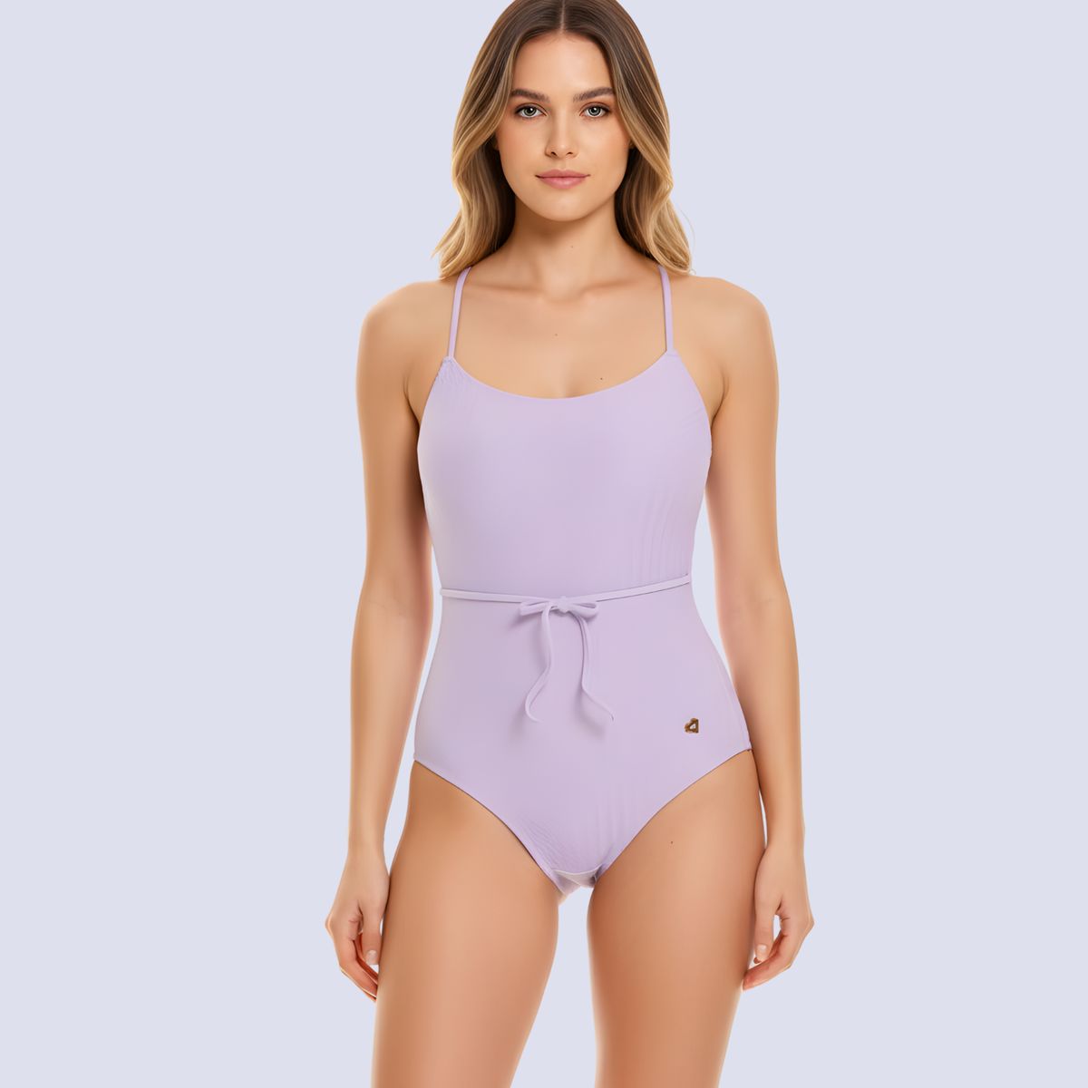 CHAMELA - TRAJE DE BAÑO MUJER LILA CON CONTROL DE ABDOMEN 99315