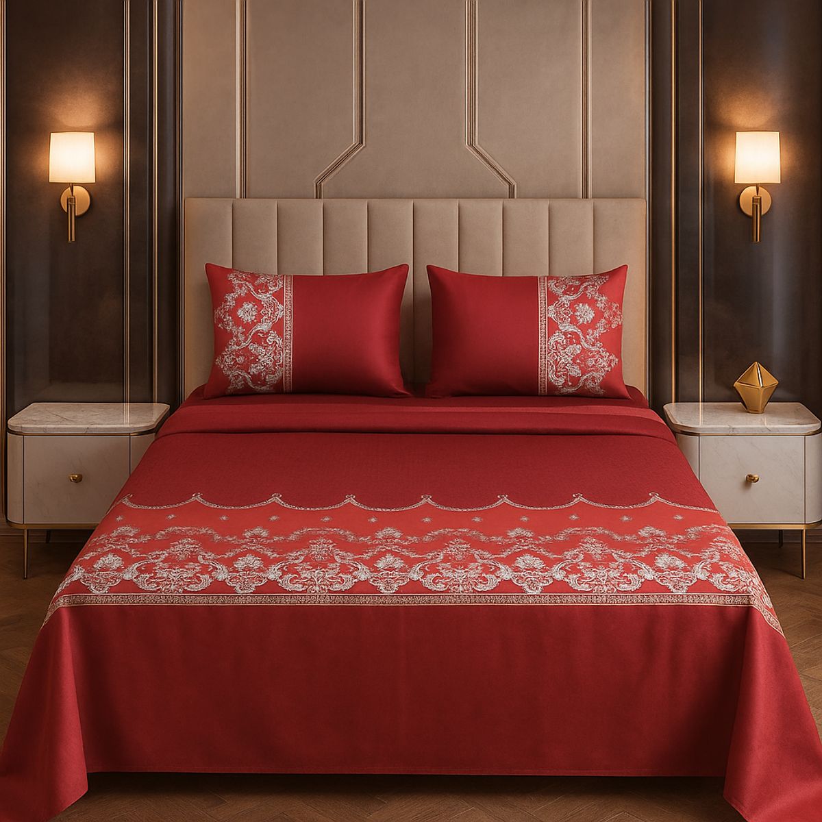 ARMONIA - estilo 770 juego de sábanas 2 Plazas clásicas 144 hilos