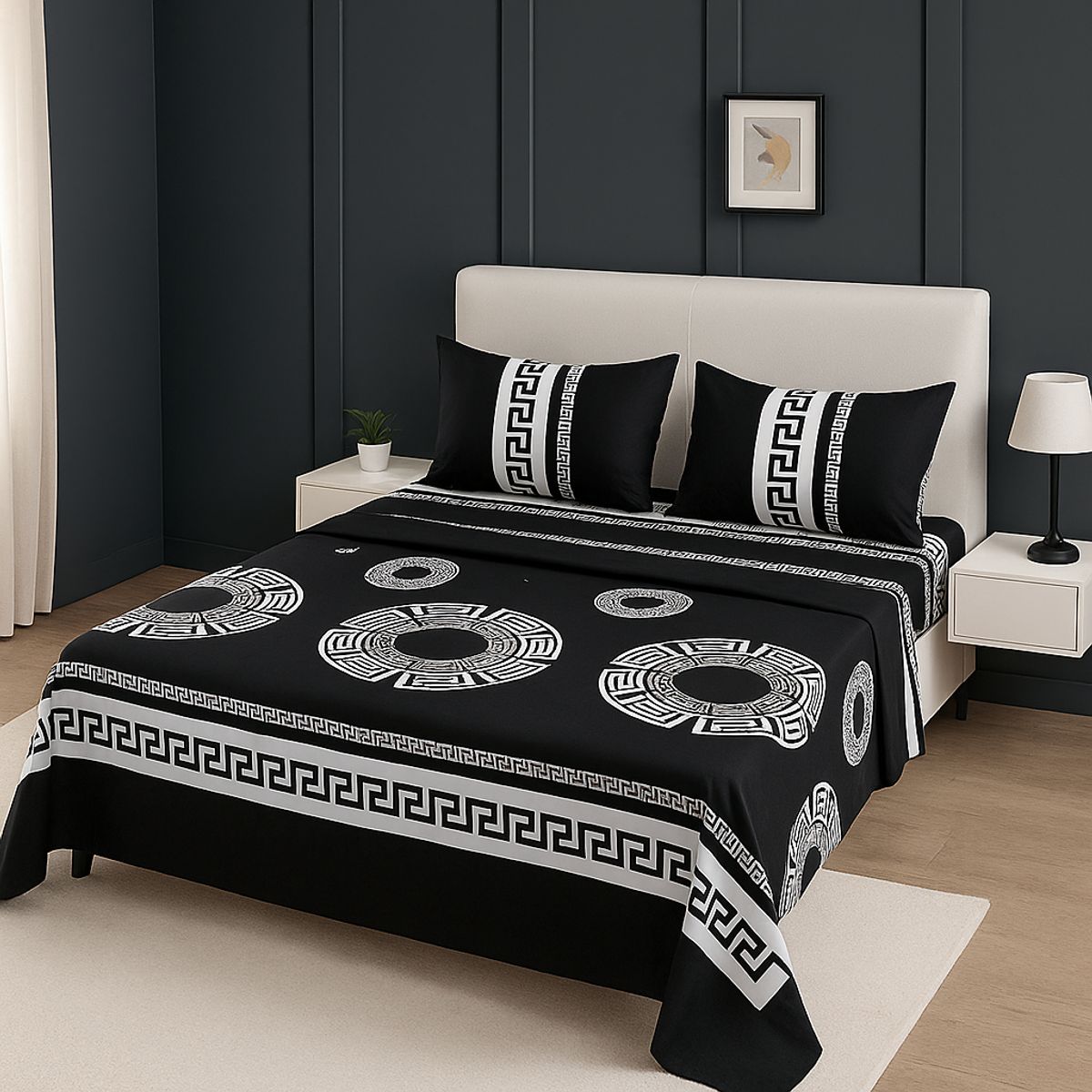 ARMONIA - diseño 770 sábanas 144 hilos 2 Plazas clásicas