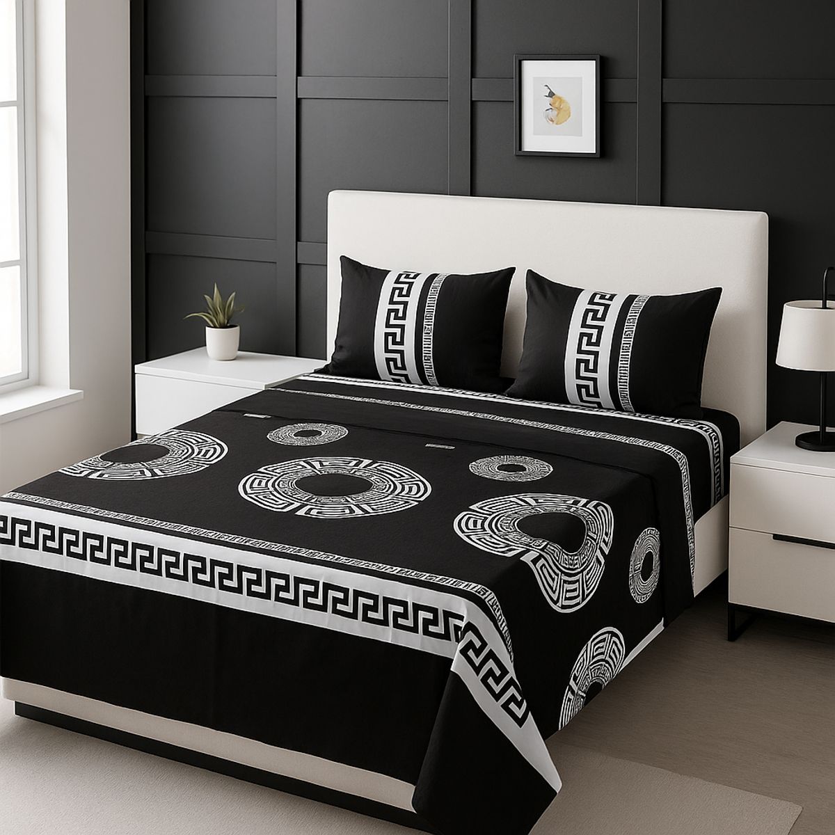 ARMONIA - diseño 770 sábanas 144 hilos 2 Plazas clásicas