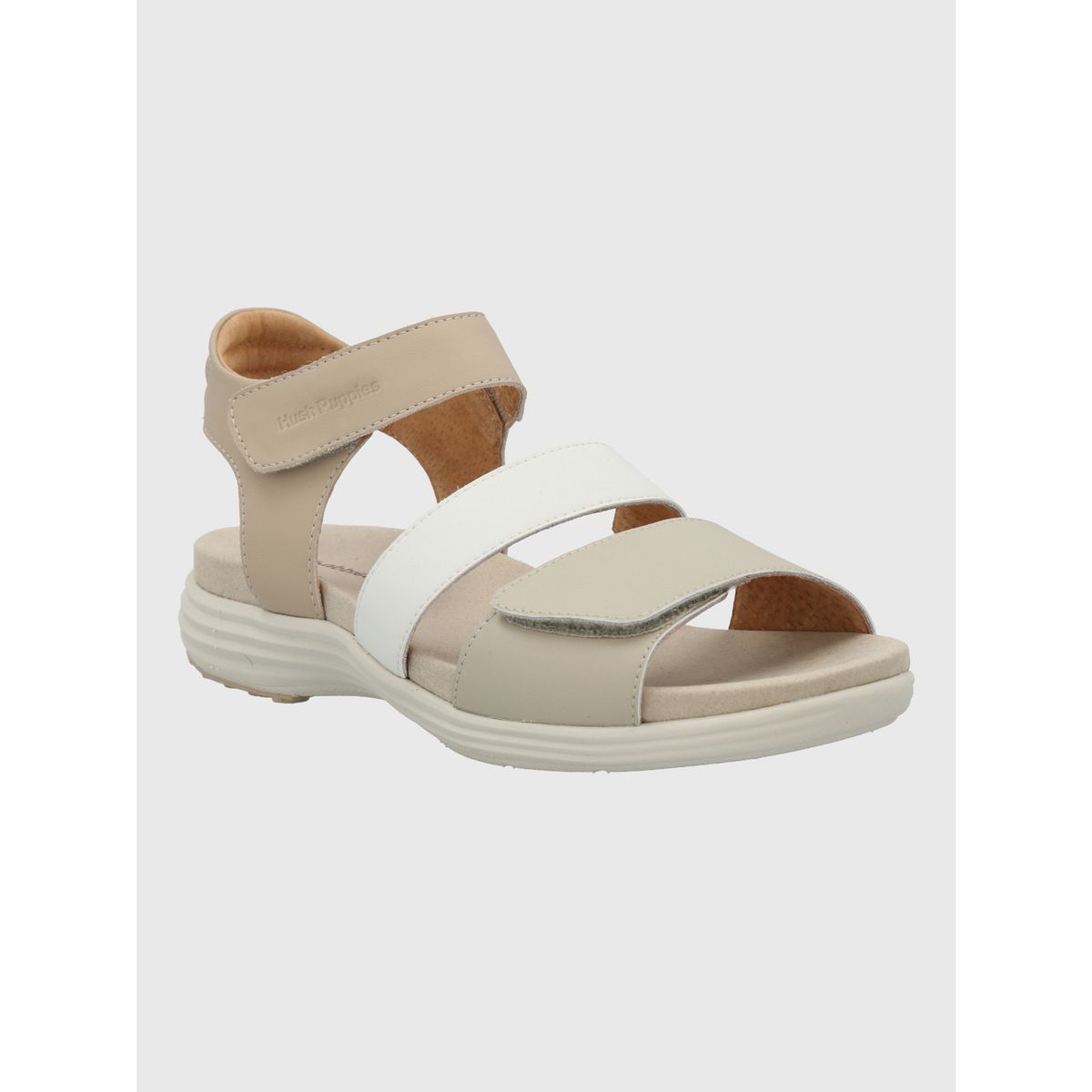 HUSH PUPPIES - SandaliaCuero Lorry Mujer Multi Beige HUSH PUPPIES