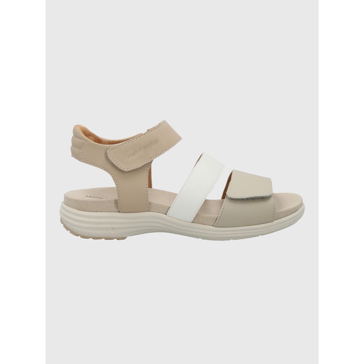HUSH PUPPIES - SandaliaCuero Lorry Mujer Multi Beige HUSH PUPPIES