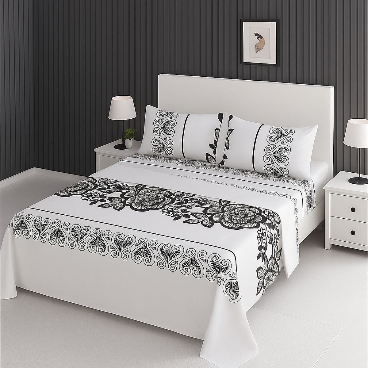 ARMONIA - Sábanas 2 Plazas tipo 762 clásicas 144 hilos