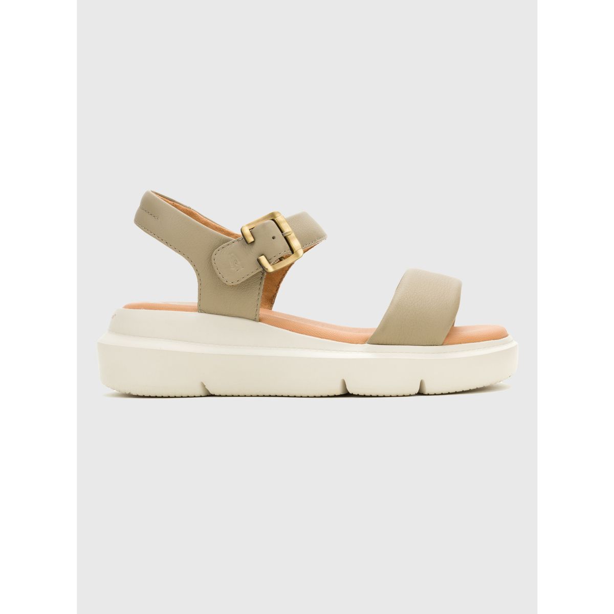 HUSH PUPPIES - Sandalia Cuero Mujer Uplift Strap Verde HUSH PUPPIES