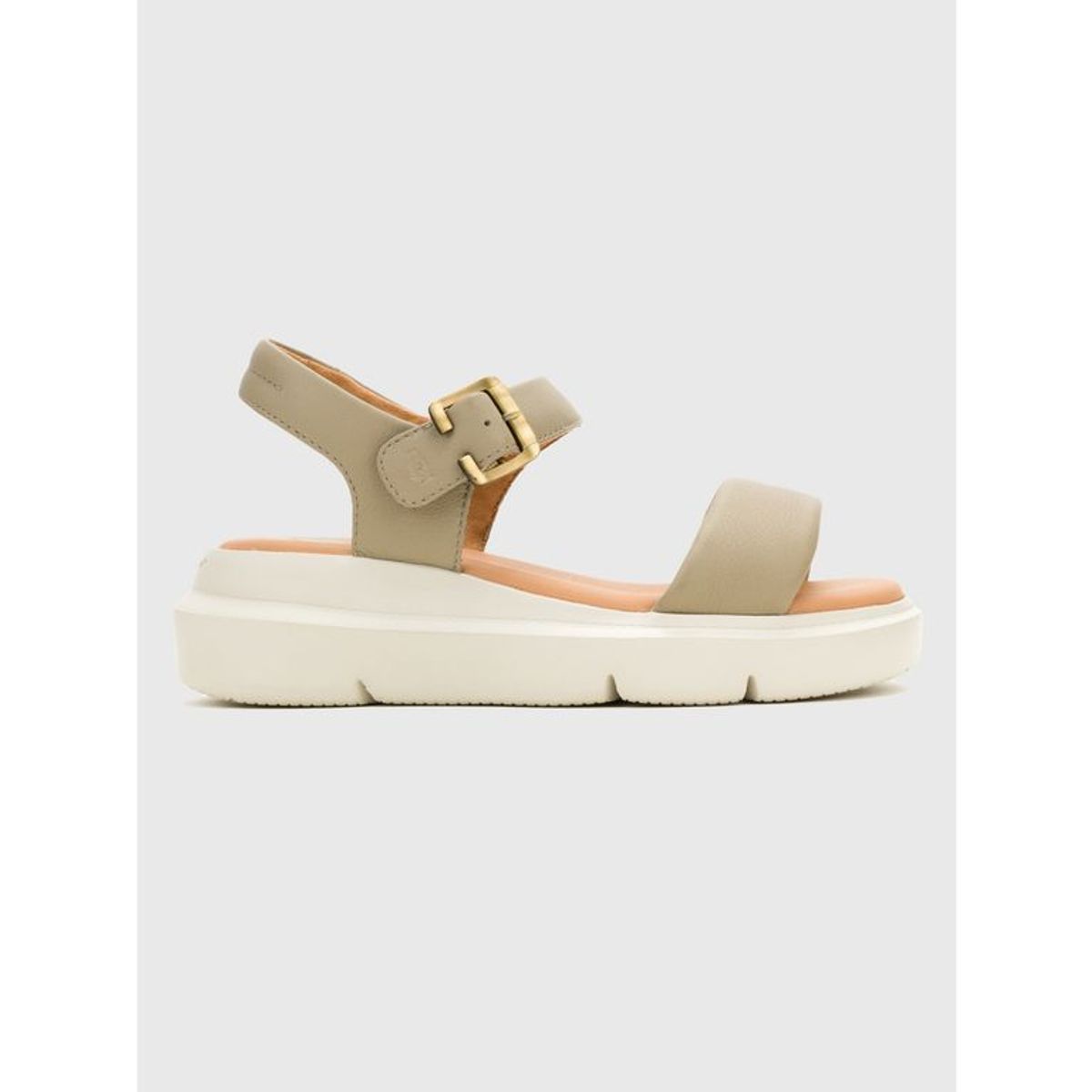 HUSH PUPPIES - Sandalia Cuero Mujer Uplift Strap Verde HUSH PUPPIES