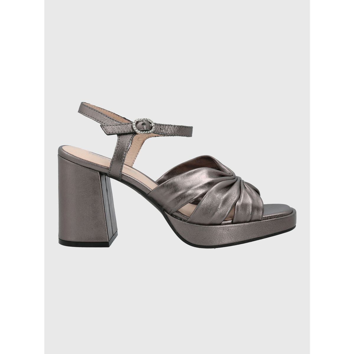 HUSH PUPPIES - Sandalia Mujer Cuero Berfolte Metalizada HUSH PUPPIES