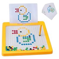 Tablero de dibujo magnetico grande con 110 fichas