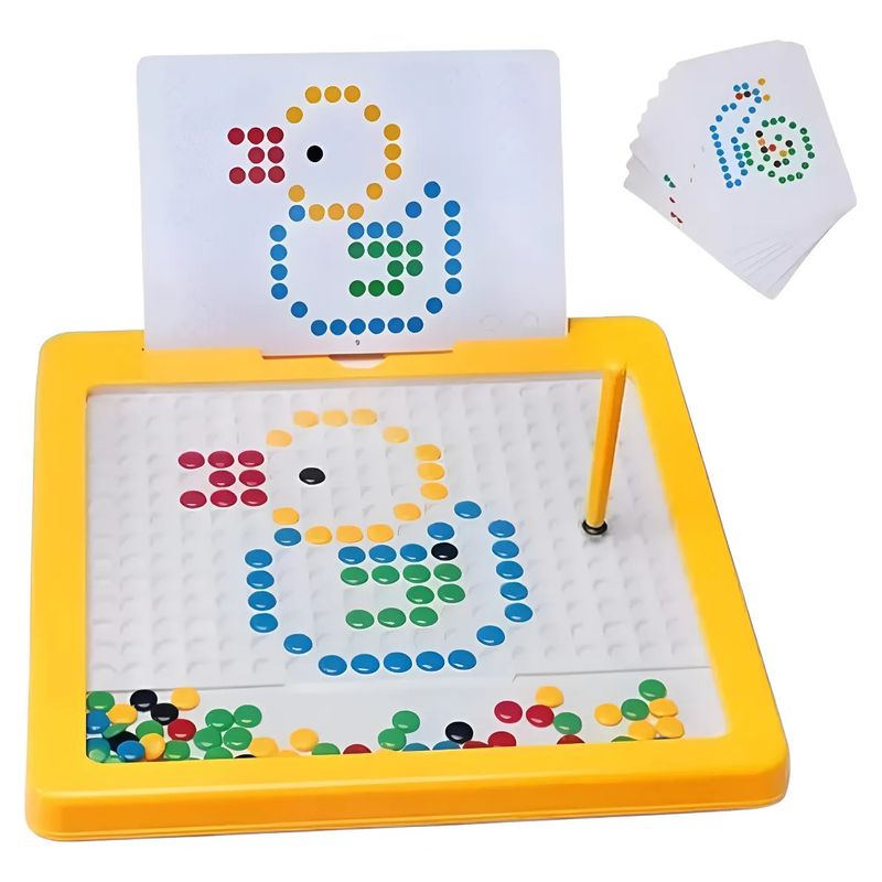 OEM - Tablero de dibujo magnetico grande con 110 fichas