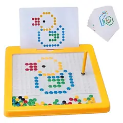 OEM - Tablero de dibujo magnetico grande con 110 fichas