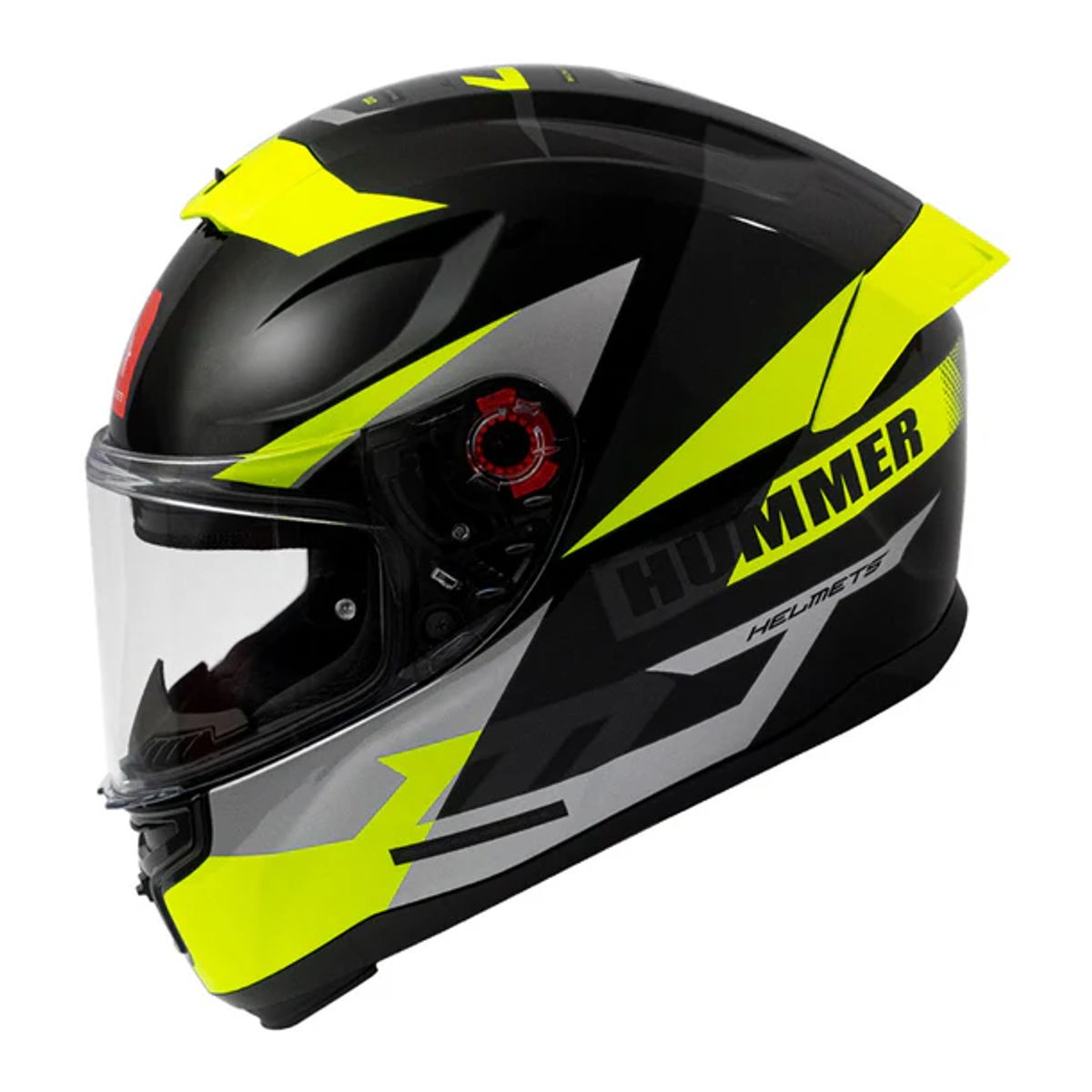 MT - Casco MT FF114 Hummer Quo B13 Amarillo Fluor Brillo