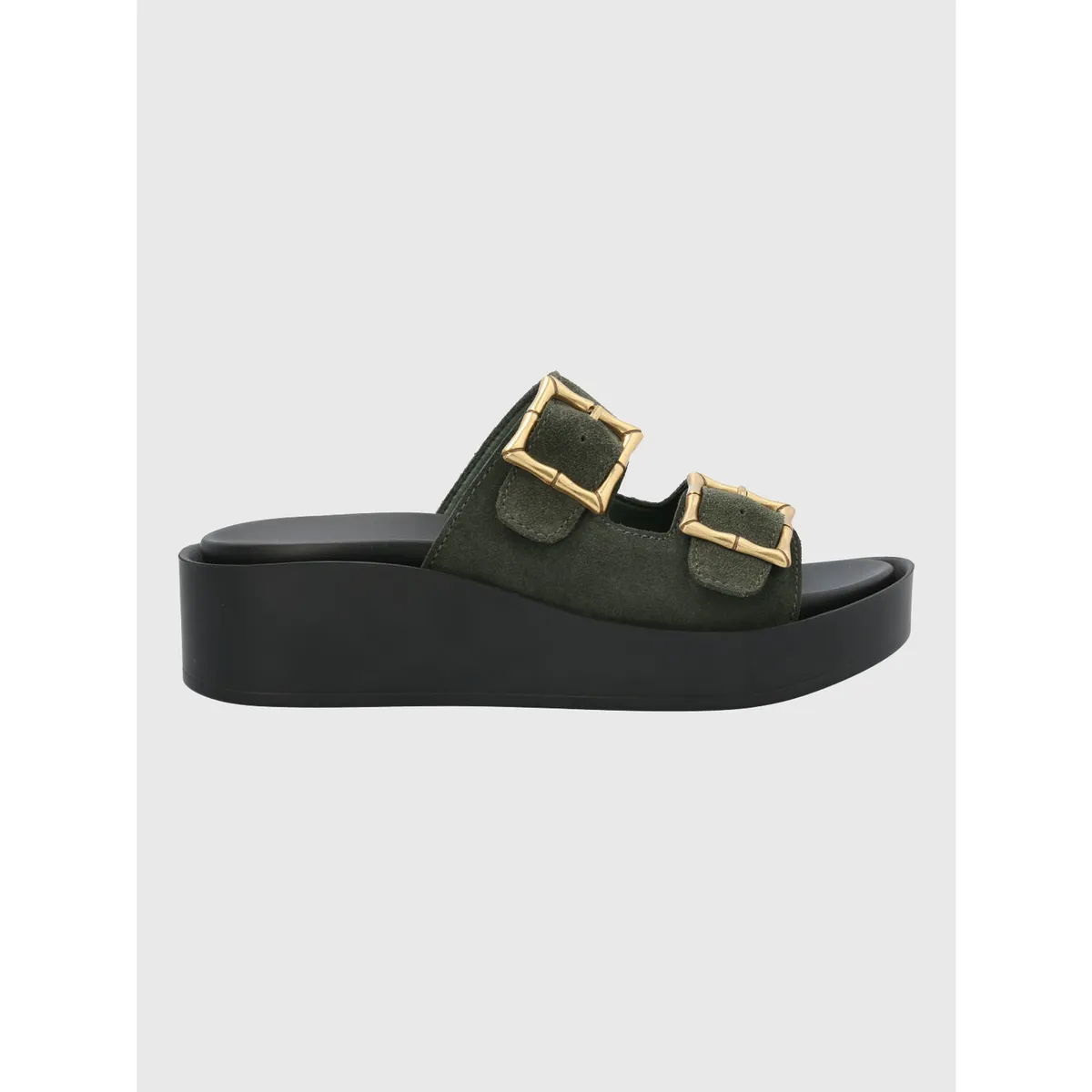 HUSH PUPPIES - Sandalia Cuero Mujer Tabitha Verde HUSH PUPPIES