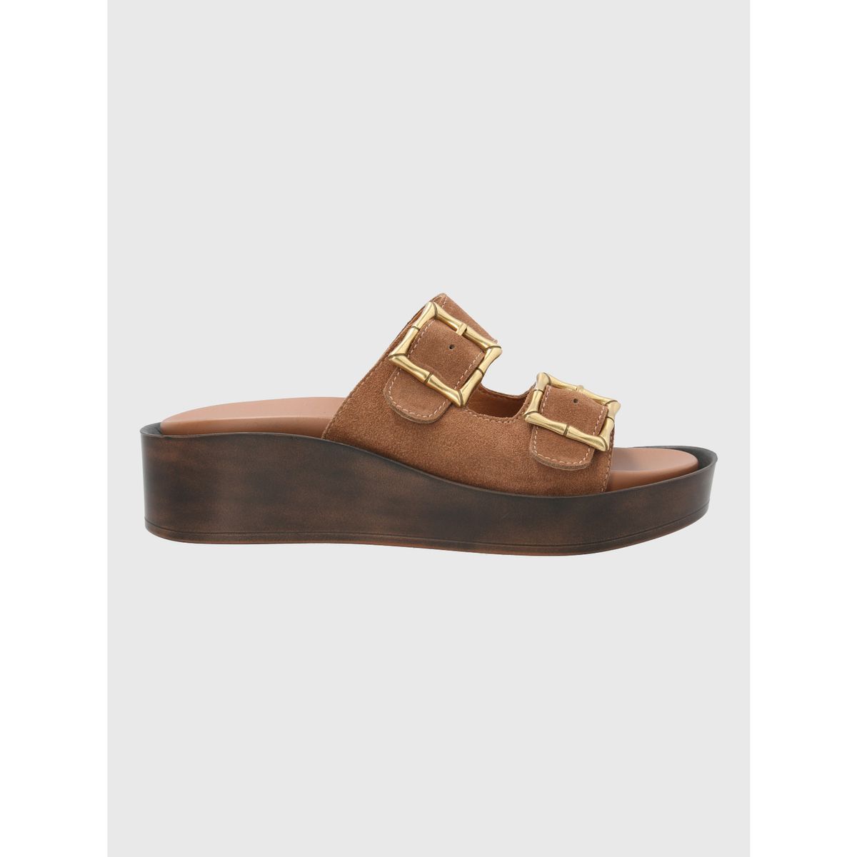 HUSH PUPPIES - Sandalia Cuero Mujer Tabitha Café HUSH PUPPIES