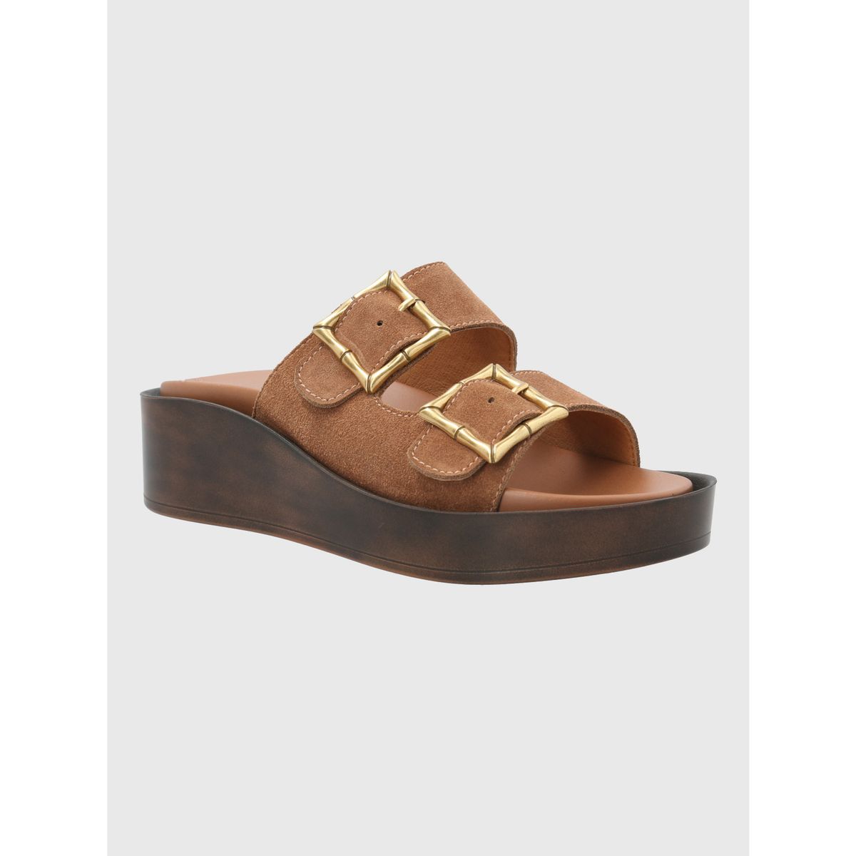 HUSH PUPPIES - Sandalia Cuero Mujer Tabitha Café HUSH PUPPIES