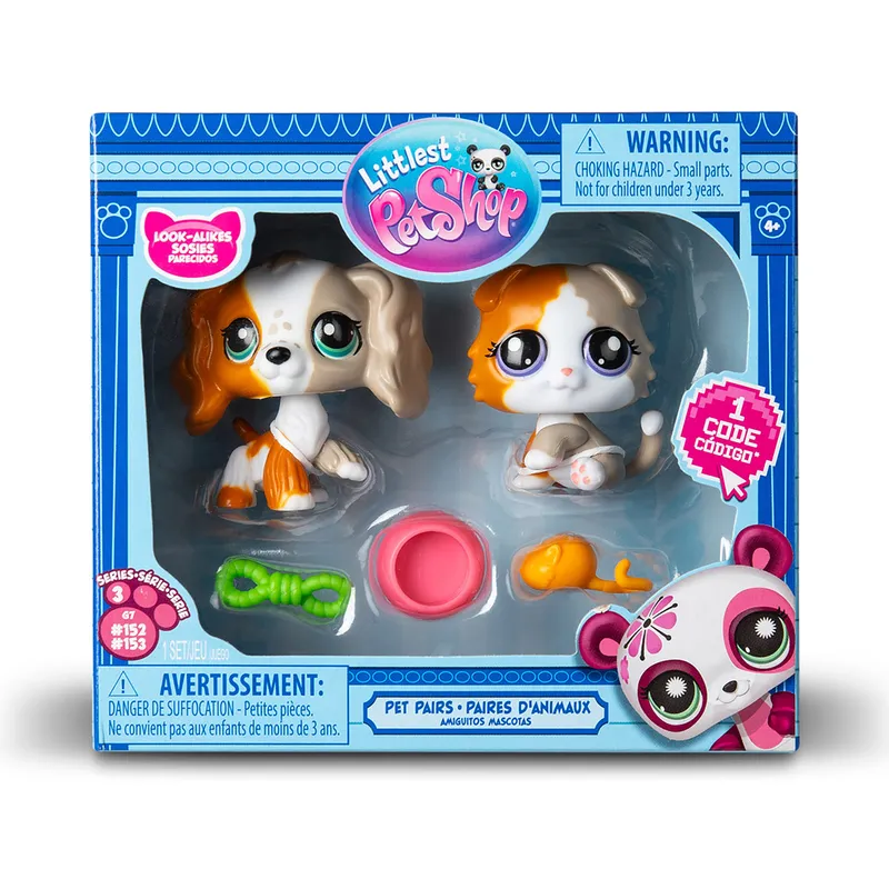 LITTLEST PET SHOP - Juguetes Littlest Pet Shop Pet 2 Pack Wave 3 Look A Likes
