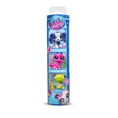 LITTLEST PET SHOP - Juguetes Trio In Tube Wave 3 Backyard Pets